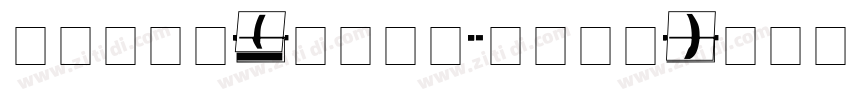 arial(open type)字体转换